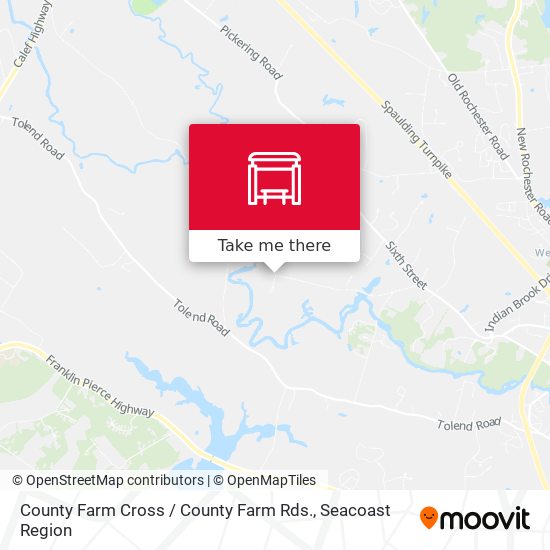 County Farm Cross / County Farm Rds. map