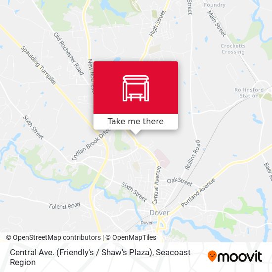 Central Ave. (Friendly's / Shaw's Plaza) map