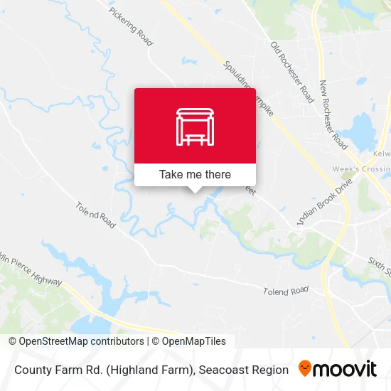 County Farm Rd. (Highland Farm) map