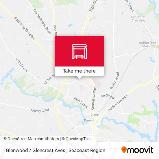 Glenwood / Glencrest Aves. map