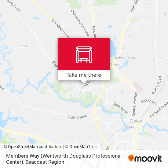 Members Way (Wentworth-Douglass Professional Center) map