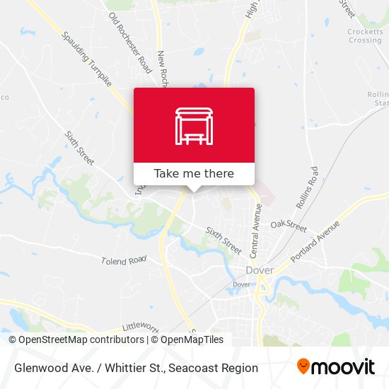 Mapa de Glenwood Ave. / Whittier St.