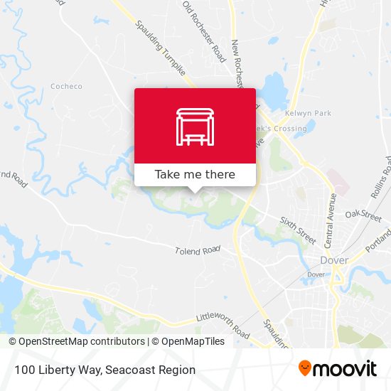 100 Liberty Way map