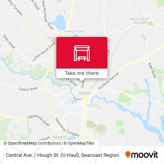 Central Ave. / Hough St. (U-Haul) map