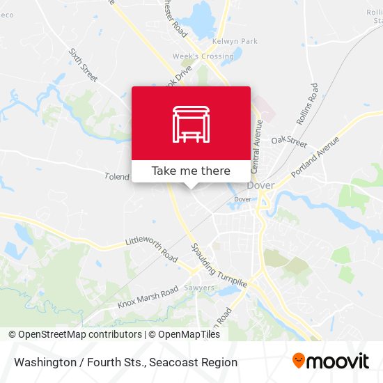Mapa de Washington / Fourth Sts.