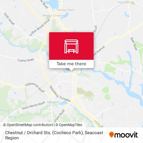 Mapa de Chestnut / Orchard Sts. (Cocheco Park)
