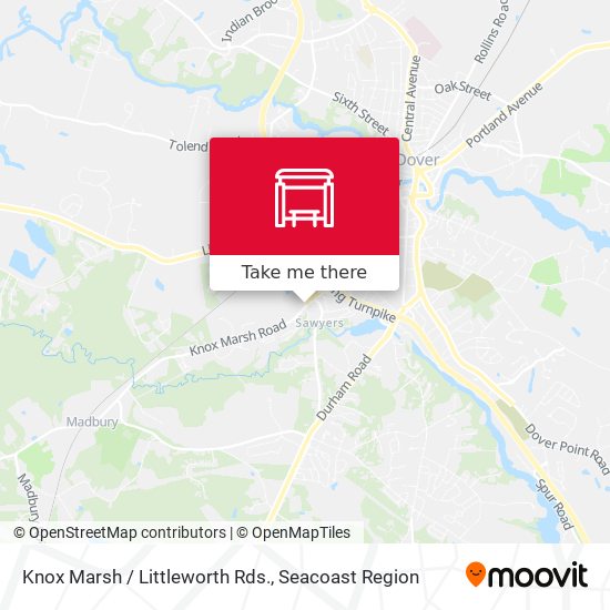 Knox Marsh / Littleworth Rds. map