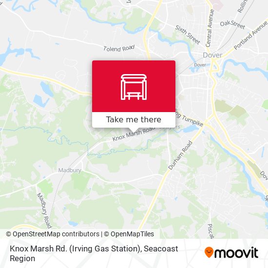 Mapa de Knox Marsh Rd. (Irving Gas Station)