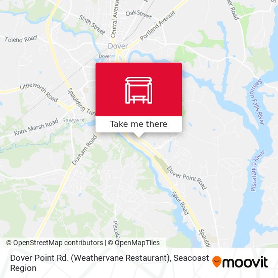 Mapa de Dover Point Rd. (Weathervane Restaurant)