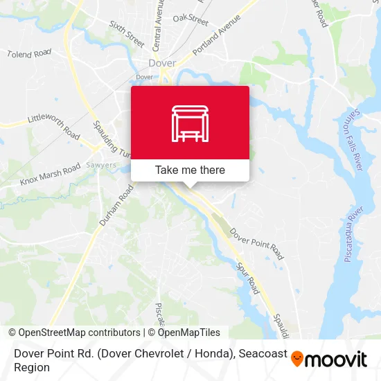Mapa de Dover Point Rd. (Dover Chevrolet / Honda)