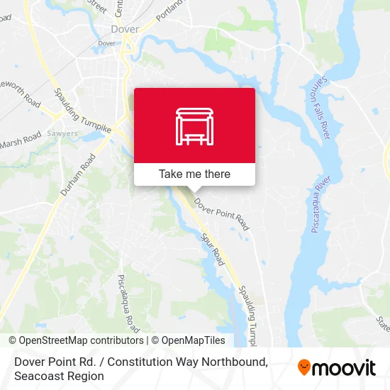 Dover Point Rd. / Constitution Way Northbound map