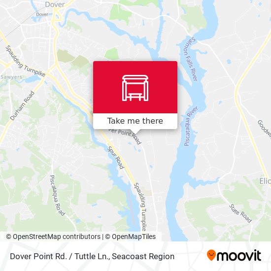 Mapa de Dover Point Rd. / Tuttle Ln.