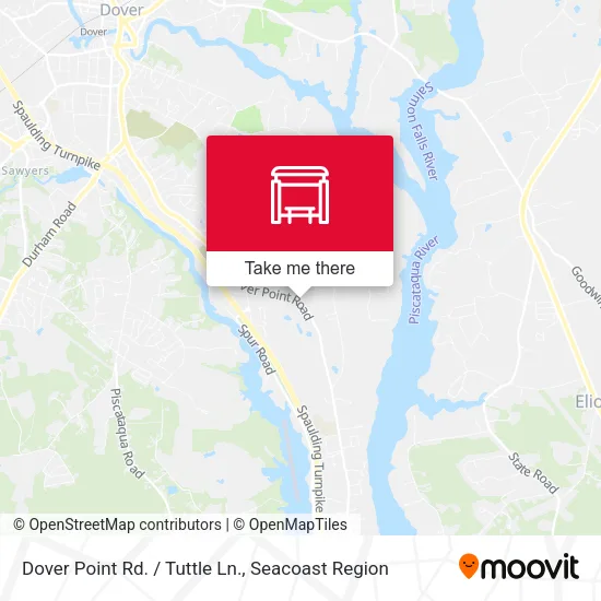 Dover Point Rd. / Tuttle Ln. map