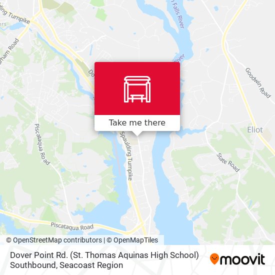Dover Point Rd. (St. Thomas Aquinas High School) Southbound map