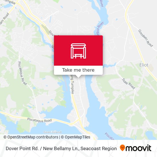 Mapa de Dover Point Rd. / New Bellamy Ln.