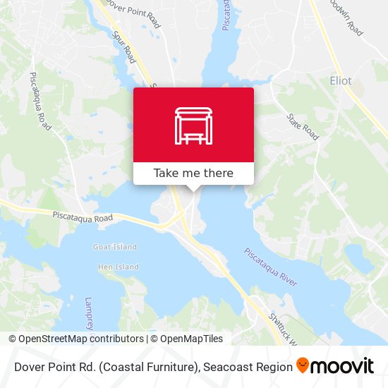 Dover Point Rd. (Coastal Furniture) map