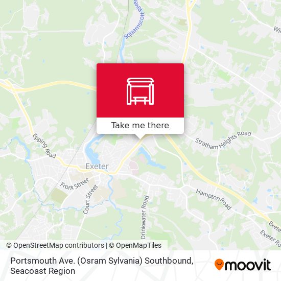 Portsmouth Ave. (Osram Sylvania) Southbound map