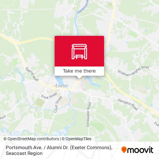 Portsmouth Ave. / Alumni Dr. (Exeter Commons) map