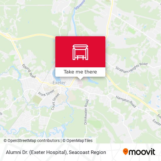 Alumni Dr. (Exeter Hospital) map