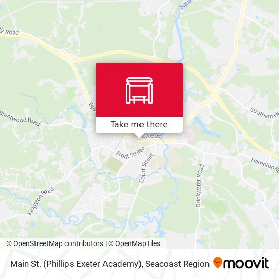 Mapa de Main St. (Phillips Exeter Academy)