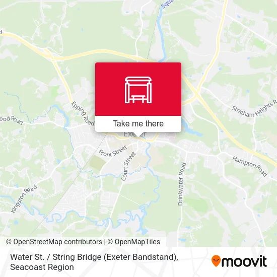 Water St. / String Bridge (Exeter Bandstand) map