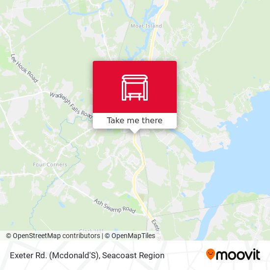 Mapa de Exeter Rd. (Mcdonald'S)