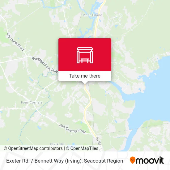 Exeter Rd. / Bennett Way (Irving) map