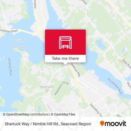 Shattuck Way / Nimble Hill Rd. map