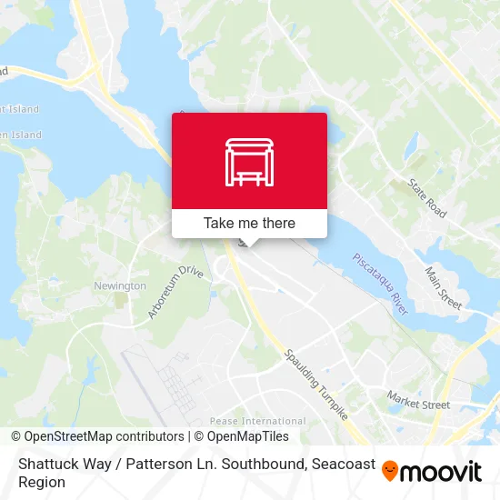 Shattuck Way / Patterson Ln. Southbound map