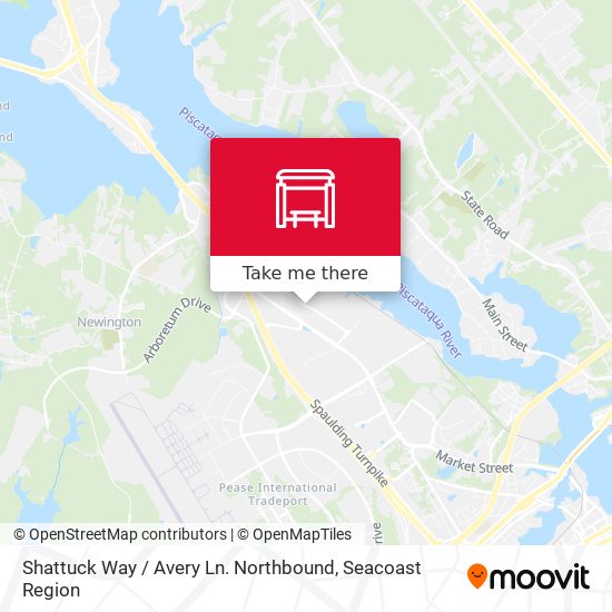 Shattuck Way / Avery Ln. Northbound map