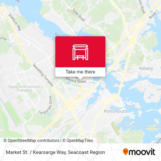 Market St. / Kearsarge Way map