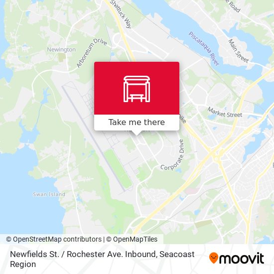 Newfields St. / Rochester Ave. Inbound map