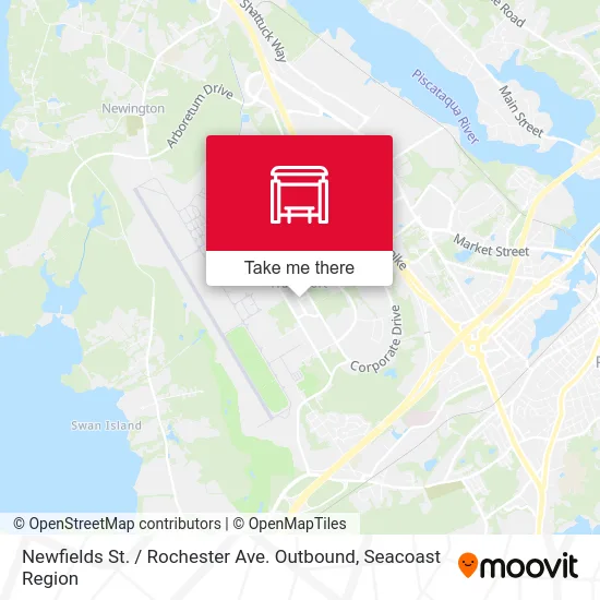 Newfields St. / Rochester Ave. Outbound map