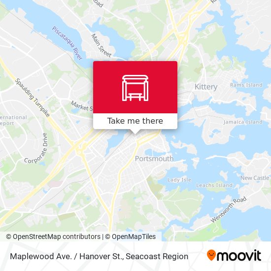 Maplewood Ave. / Hanover St. map