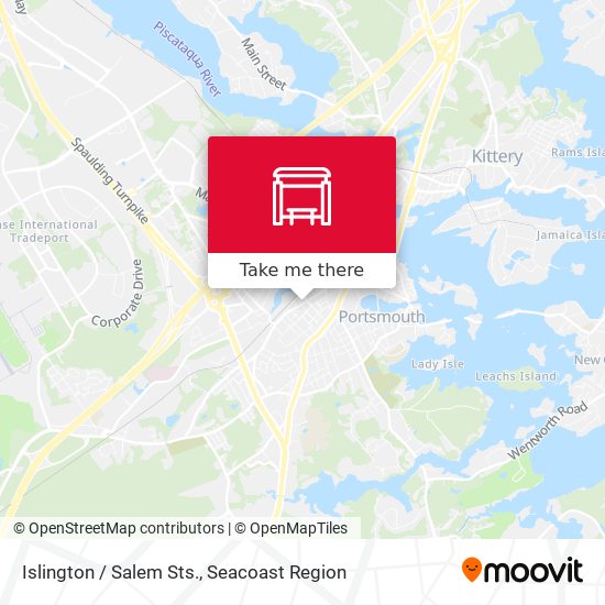 Islington / Salem Sts. map