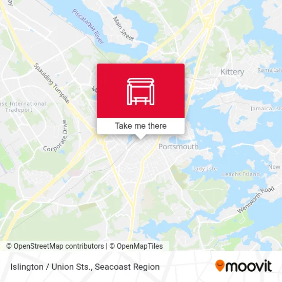 Islington / Union Sts. map