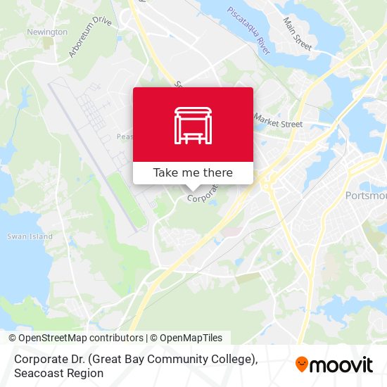 Mapa de Corporate Dr. (Great Bay Community College)