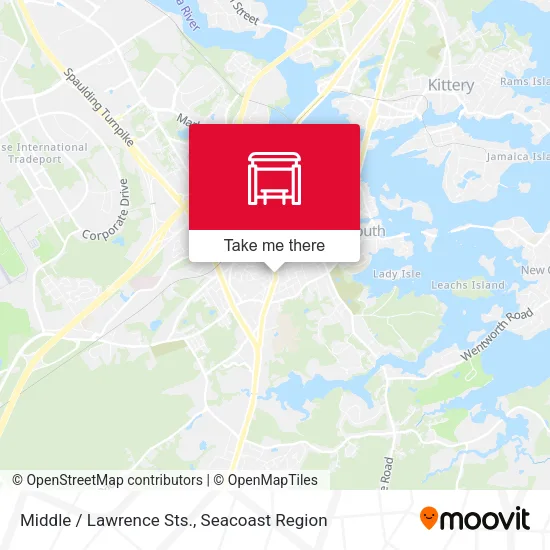 Middle / Lawrence Sts. map