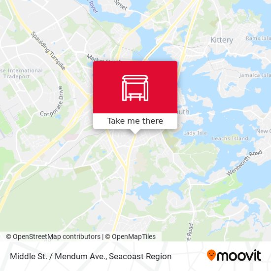 Middle St. / Mendum Ave. map