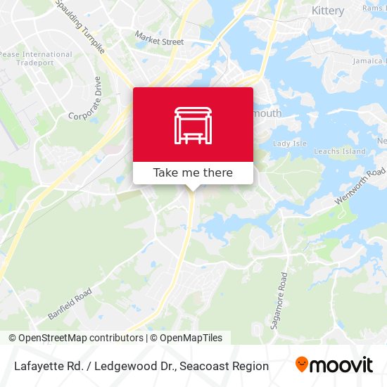 Lafayette Rd. / Ledgewood Dr. map