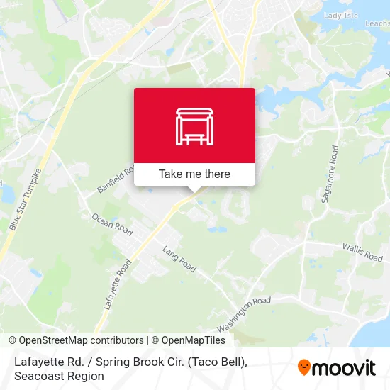 Lafayette Rd. / Spring Brook Cir. (Taco Bell) map