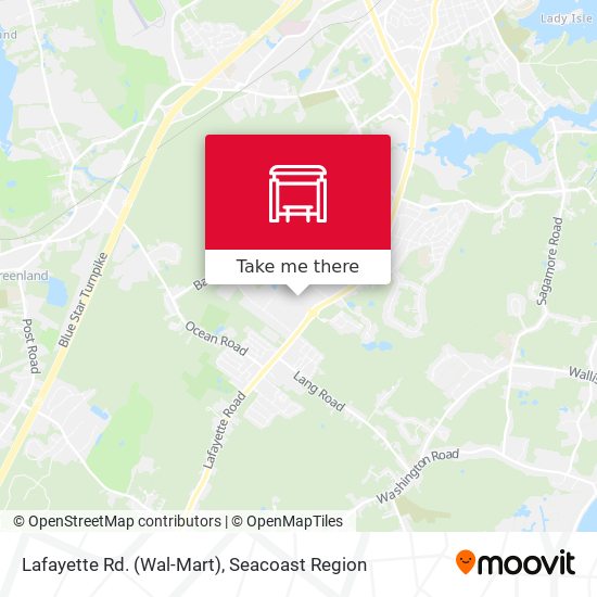 Lafayette Rd. (Wal-Mart) map