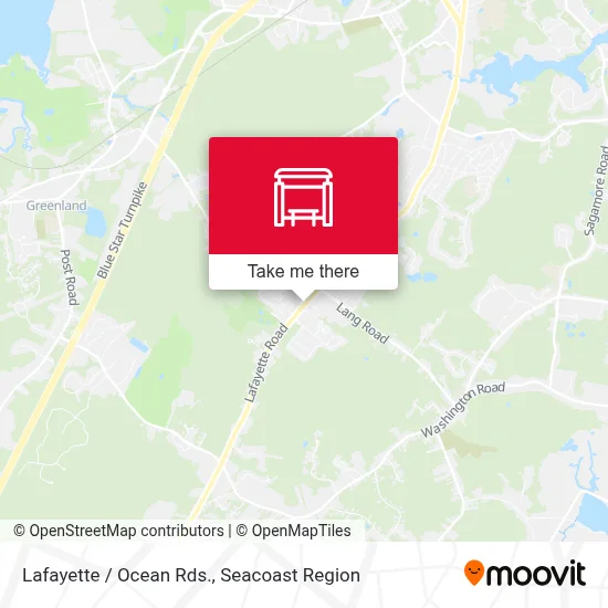 Lafayette / Ocean Rds. map