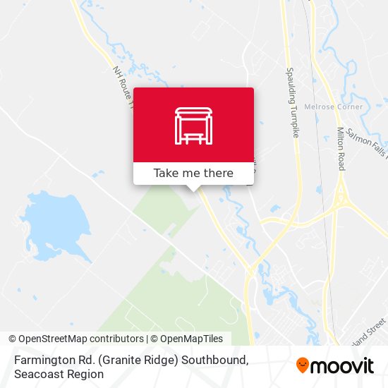 Mapa de Farmington Rd. (Granite Ridge) Southbound