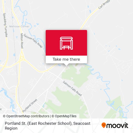 Mapa de Portland St. (East Rochester School)