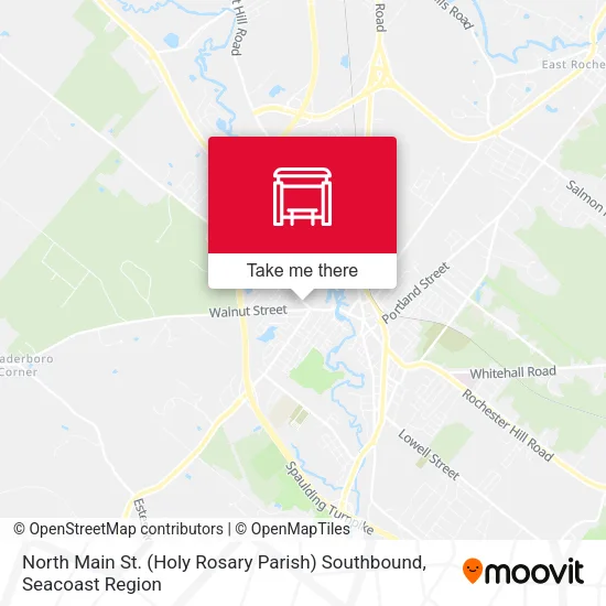 North Main St. (Holy Rosary Parish) Southbound map