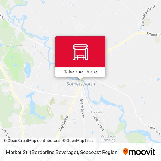 Mapa de Market St. (Borderline Beverage)