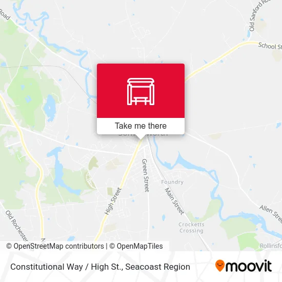 Constitutional Way / High St. map