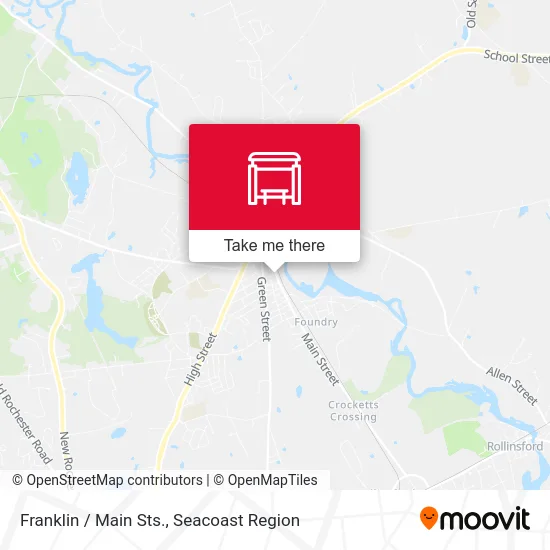 Franklin / Main Sts. map