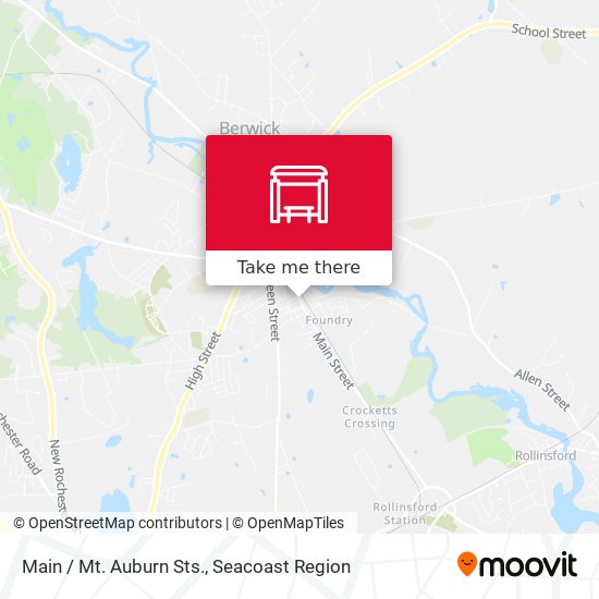 Mapa de Main / Mt. Auburn Sts.